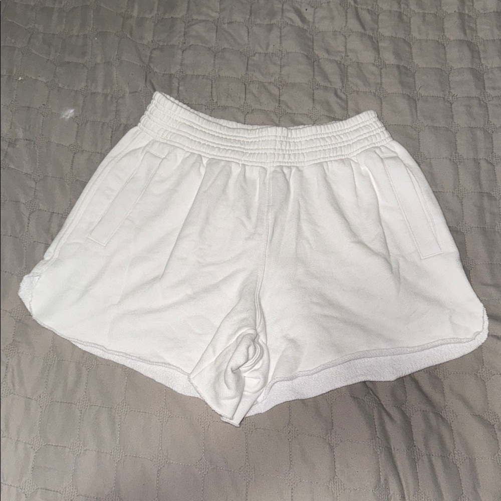 Aerie White Athletic Shorts